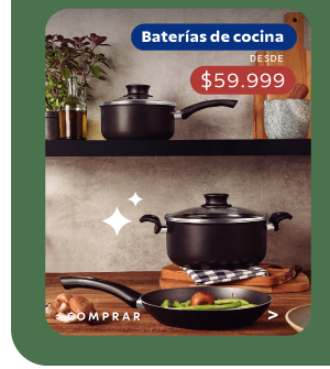 Baterías de cocina desde $59.999